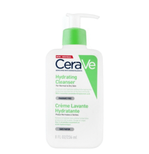 CeraVe Fragrance Free Hydrating Cleanser, Normal To Dry Skin, 236ml