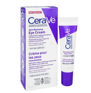 CeraVe Skin Renewing Eye Cream with Niacinamide & Caffeine – Brightening & Firming Formula, 15ml