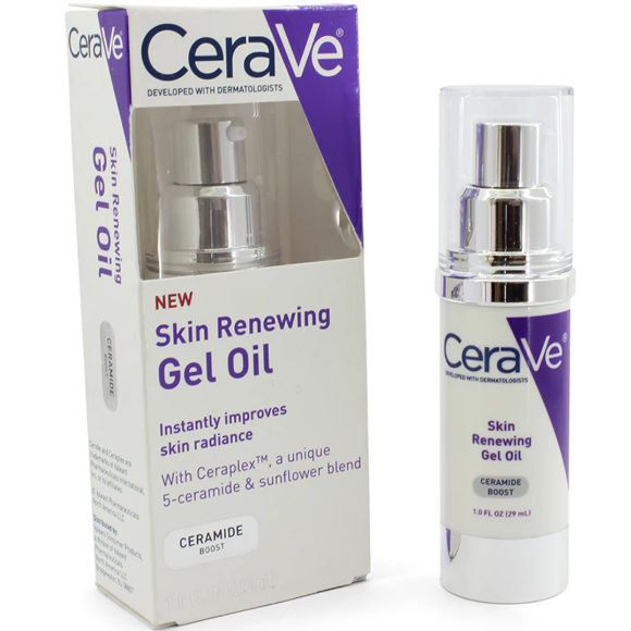 CeraVe Skin Renewing Gel Oil for Moisture Barrier Repair, 29ml