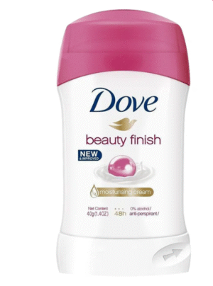 Dove Beauty Finish 48H Anti-Perspirant Deodorant Stick – 40g | Long-Lasting Freshness & Soft Skin