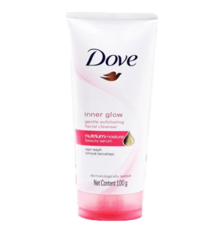 Dove Inner Glow Gentle Exfoliating Facial Cleanser, 100g
