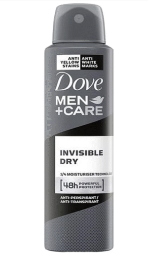 Dove Men + Care Invisible Dry Body Spray 250ml
