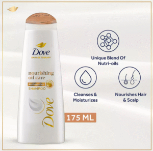 Dove Nourishing Oil Care Shampoo, 175ml