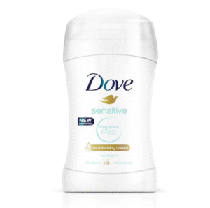 Dove Sensitive Fragrance Free 48H Anti-Perspirant Deodorant Stick, 40g