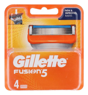 Gillette Fusion 5 Razor Blade Refills, 4 Ct