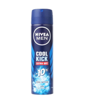 Nivea Men Cool Kick Extra Dry Body Spray, 150ml