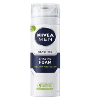 Nivea Men Sensitive Instant Protection Shaving Foam, 200ml