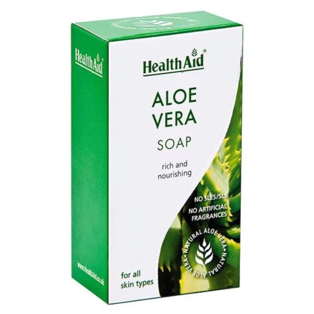 HealthAid Aloe Vera Soap, 100 g