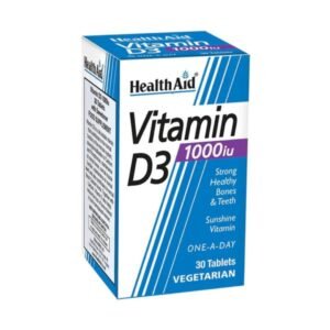 HealthAid Vitamin D3 1000 IU,30 Tablets