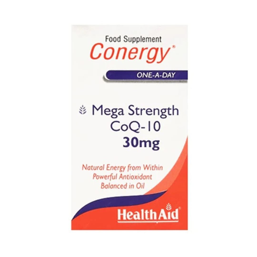 HealthAid Conergy CoQ-10, 15 Capsules
