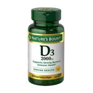 Nature's Bounty Vitamin D3 2000 IU, 150 Softgels