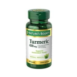 Nature's Bounty Turmeric 450mg, 60 Capsules
