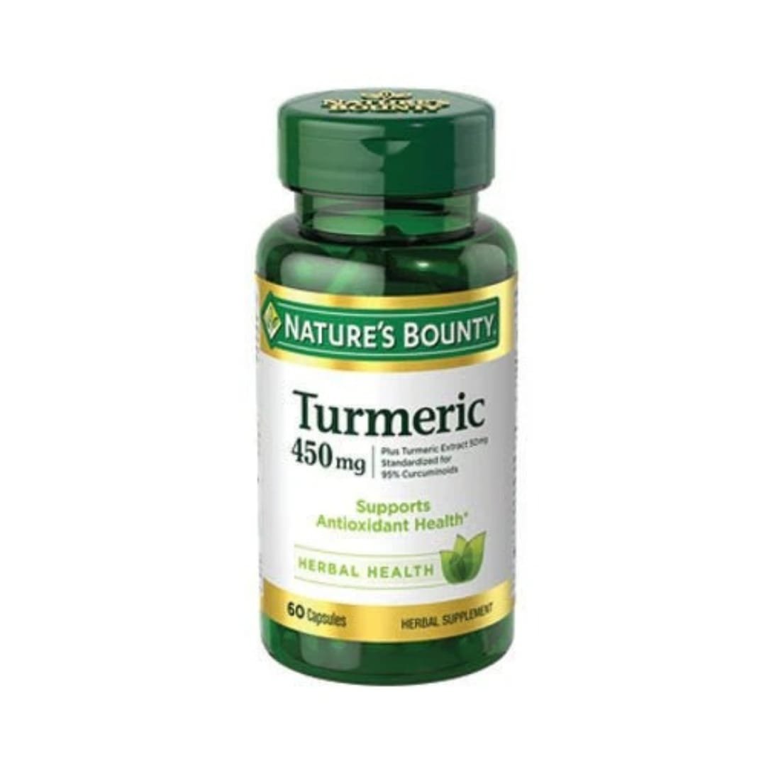Nature's Bounty Turmeric 450mg, 60 Capsules