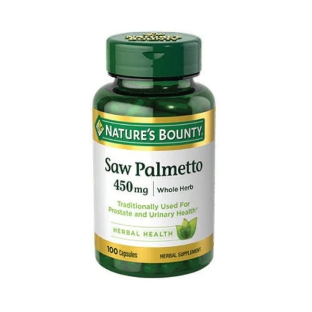 Nature's Bounty Saw Palmetto 450mg,100 Capsules