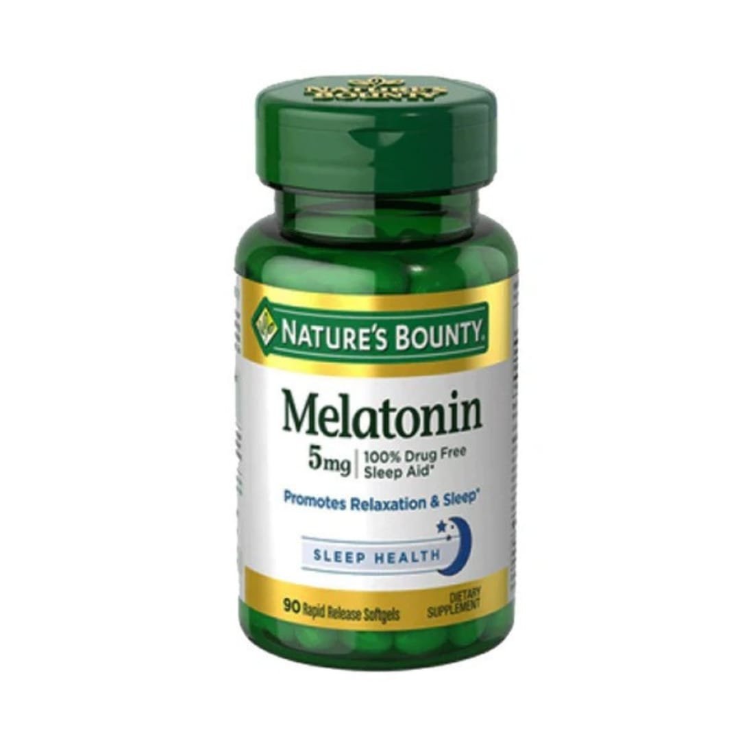 Nature's Bounty Melatonin 5 mg, 90 Rapid Release Softgels