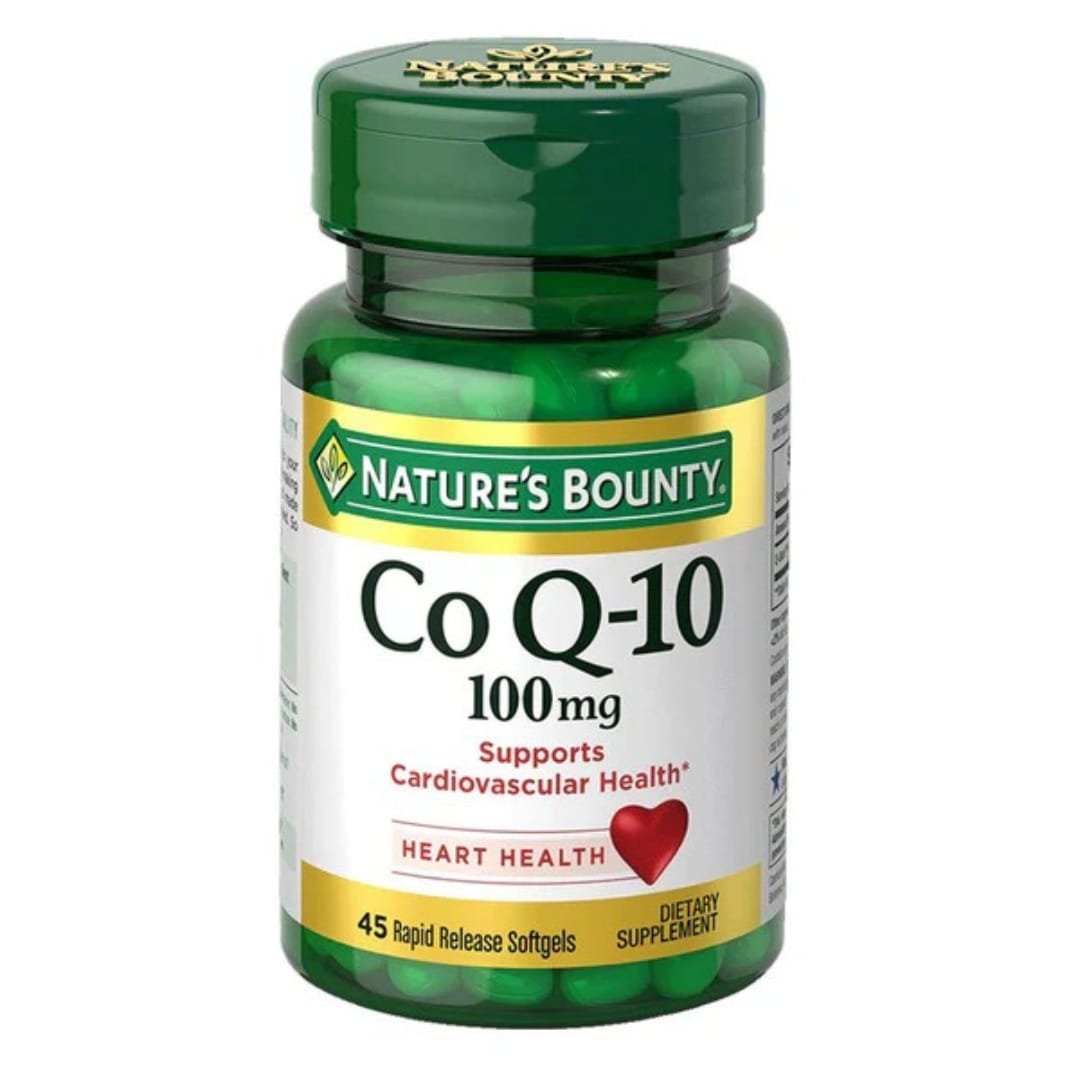 Nature's Bounty CoQ10 100mg Plus L-Carnitine,60 Softgels