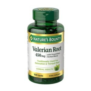 Nature's Bounty Valerian Root 450mg ,100 Capsules,