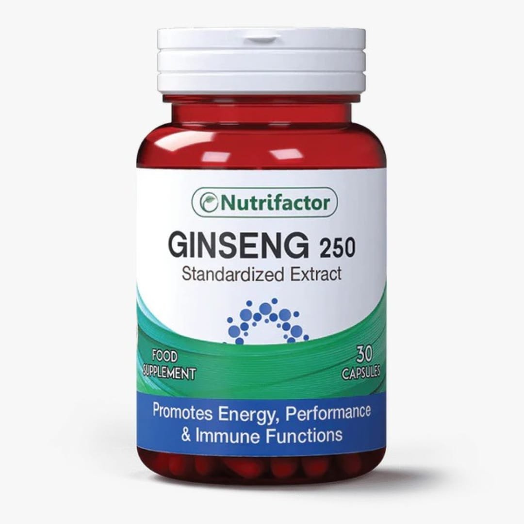 Nutrifactor Ginseng 250mg, 30 Capsules