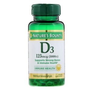 Nature's Bounty Vitamin D3 5000 IU, 50 Softgels