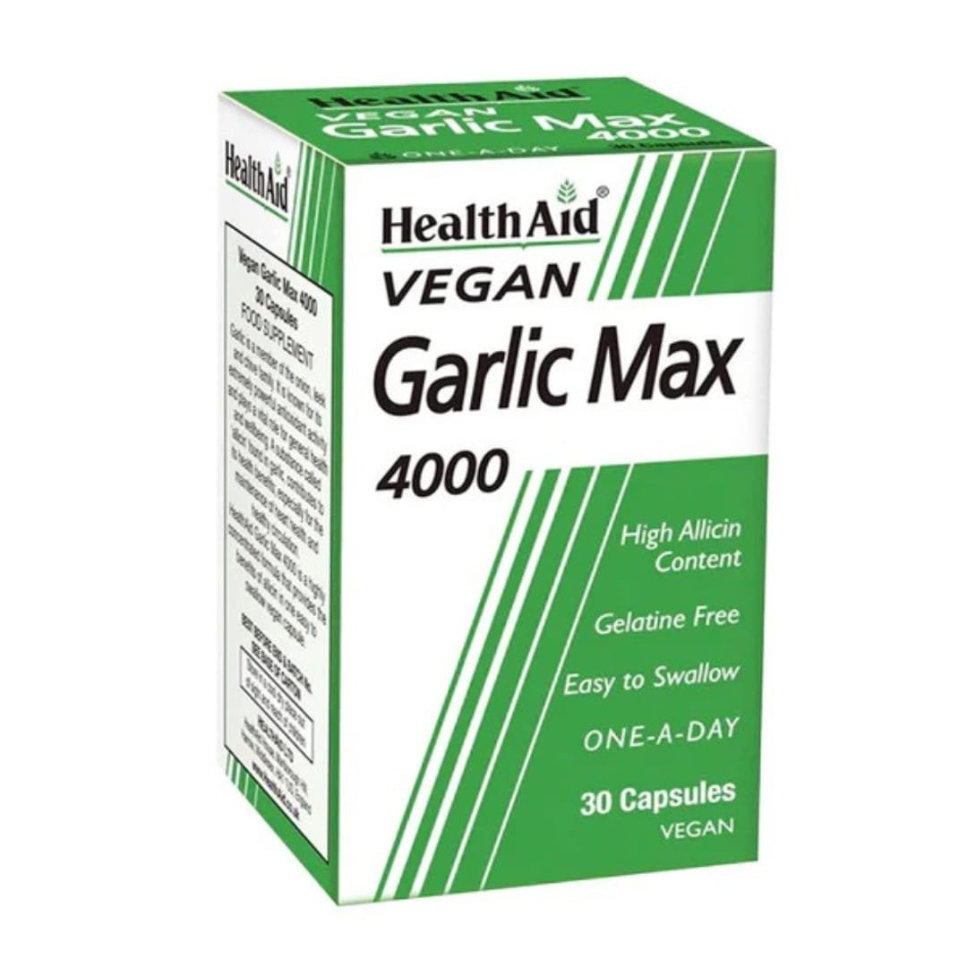 HealthAid Garlic Max 4000, 30 Capsules