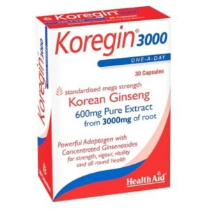 HealthAid Koregin 3000 (Korean Ginseng) 30 Capsules