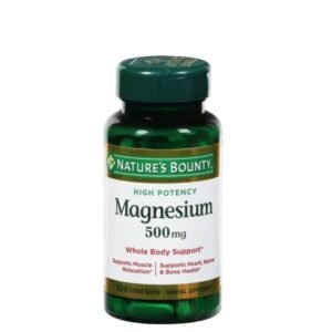 Nature's Bounty Magnesium 500mg 100 Tablets