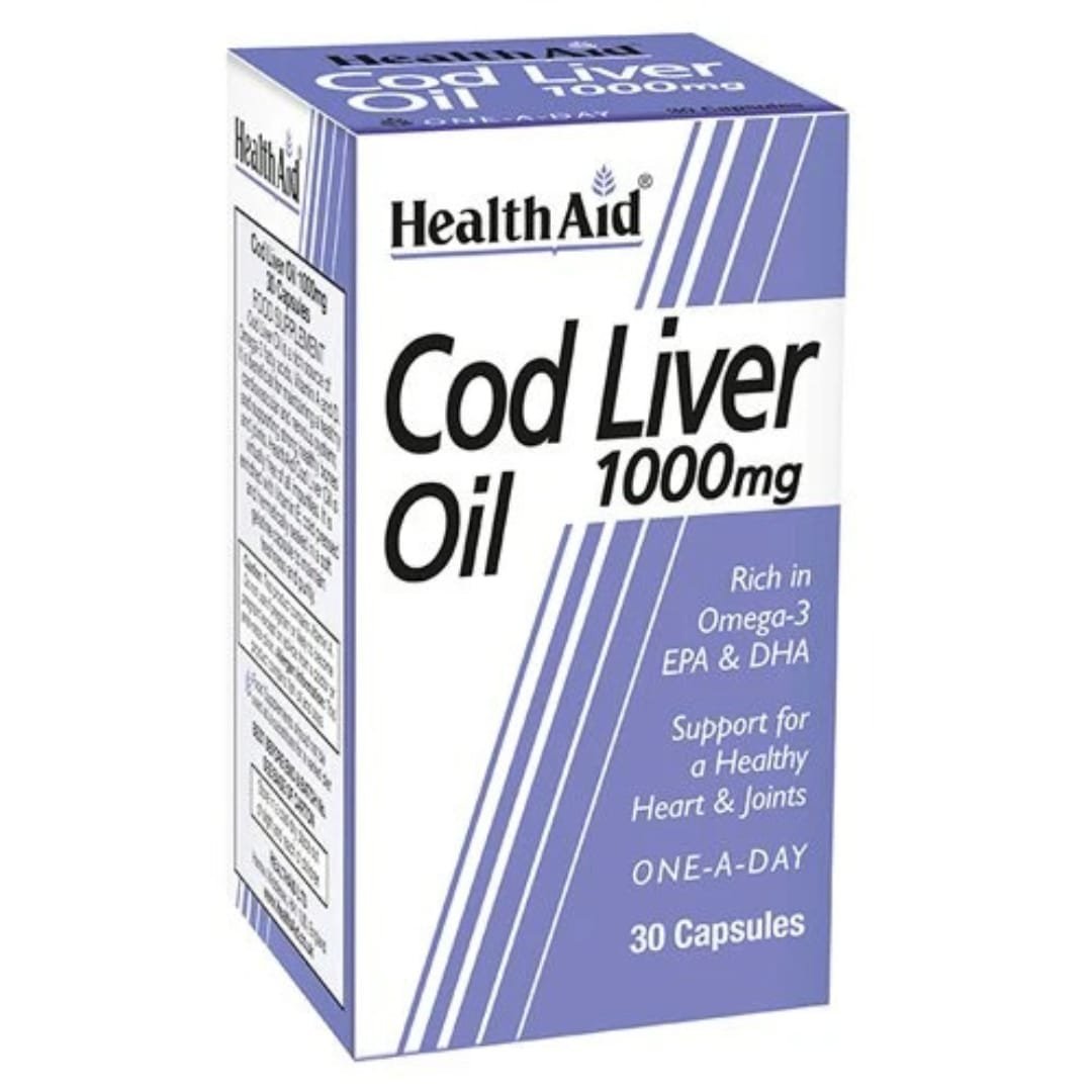 HealthAid Cod Liver Oil 550 mg 90 Capsules