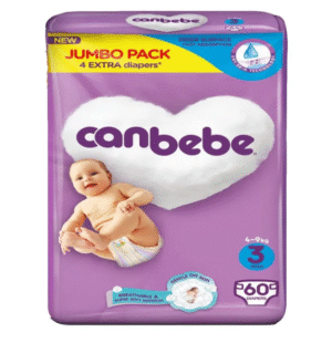 Canbebe Diapers Size 3 (Midi), 60 Ct