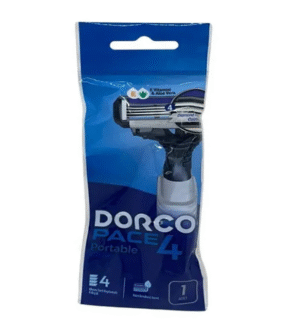 Dorco Pace 4 Portable Razor for Men, 1 Ct