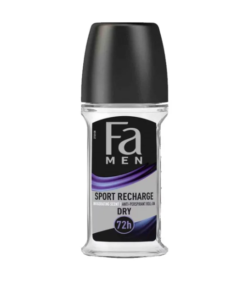 Fa Men Sport Recharge Anti-Perspirant Roll On Dry 72H, 50ml