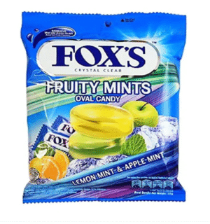 Fox's Crystal Clear Fruity Mints Oval Candy, 125 g