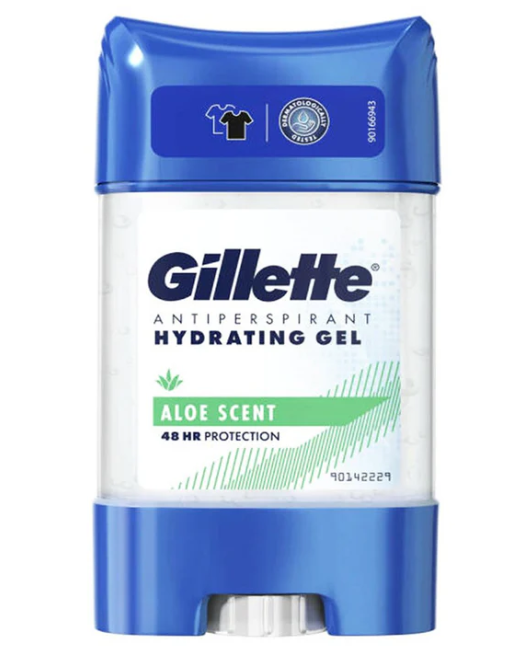 Gillette 48H Antiperspirant & Hydrating Gel Aloe Scent, 70ml