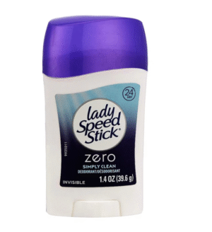 Lady Speed Stick Zero Simply Clean Invisible 24H, 39.6g