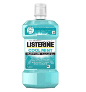 Listerine Cool Mint Antiseptic Mouthwash, 250ml