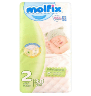 Molfix Diapers Size 2 (Mini), 38 Ct