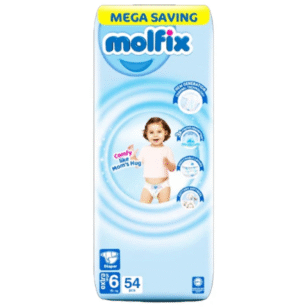 Molfix Diapers Size 6 (Extra Large), 54 Ct