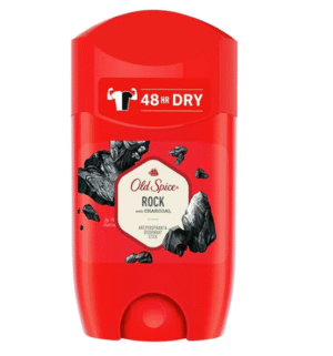 Old Spice Rock with Charcoal Antiperspirant & Deodorant Stick, 50ml