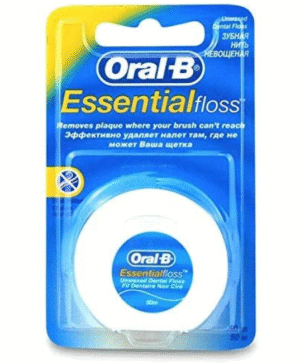 Oral-B Essential Dental Floss Unwaxed, 50m