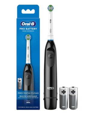 Oral-B Pro Battery Power Toothbrush (Black), 1 Ct