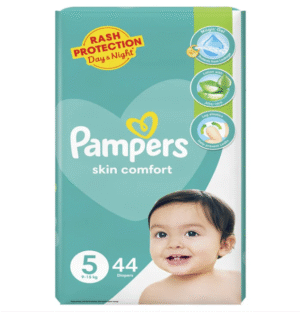 Pampers Skin Comfort Diapers Size 5 (Junior), 44 Ct