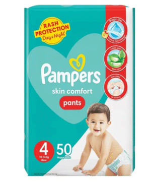 Pampers Skin Comfort Pants Size 4 (Maxi), 50 Ct