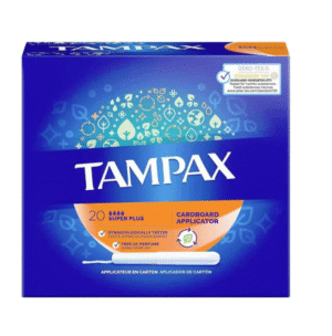 Tampax Cardboard Super Plus Tampons, 20 Ct