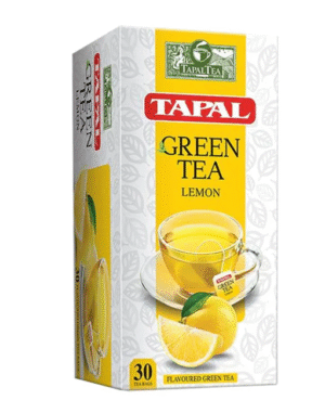 Tapal Green Tea Lemon Tea Bags, 30 Ct