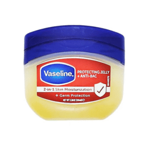 Vaseline 2-in-1 Skin Moisturizing + Anti Bacterial Petroleum Jelly, 100ml