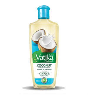 Vatika Naturals Coconut Enriched Volume & Thickness Hair Oil, 100ml
