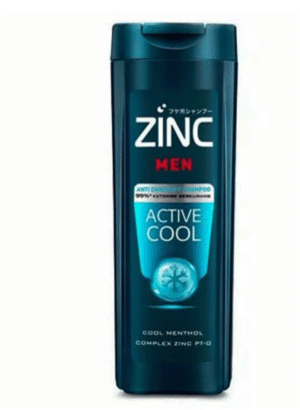 Zinc Men Active Cool Shampoo, 340 ml