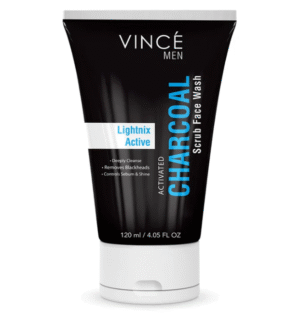 Activated Charcoal Scrub Face Wash for Men - Vince