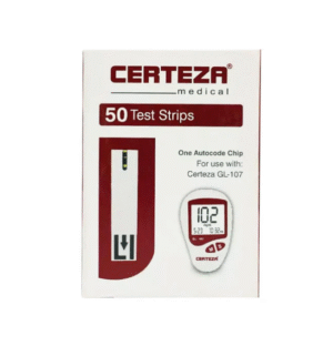 Certeza Blood Glucose Strips For GL-107, 50 Ct