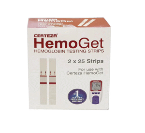 Certeza HemoGet Test Strips For HS-101, 50 Ct