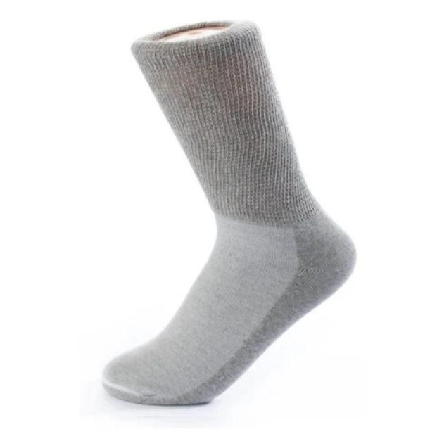 Diabetic Socks Grey (Size 9 to 11) - Sockoye